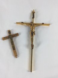 Set Of Cold Colored Crucifix