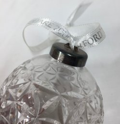 Waterford Crystal Glass Ornament Times Square 2000 Star Of Hope 3 Inch Sphere