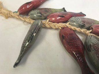 String Of Ceramic Decorative Fish