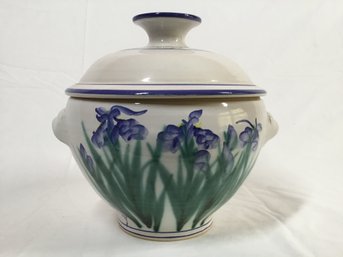 Floral Patterned Container