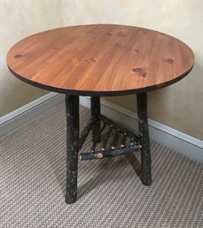 Rustic Round Table For Seating