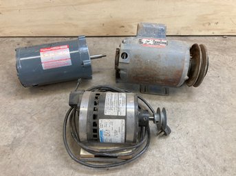 3 Electric Motors- Unknown Working Condition