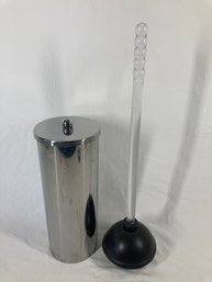 Plunger With Metal Waste Bin