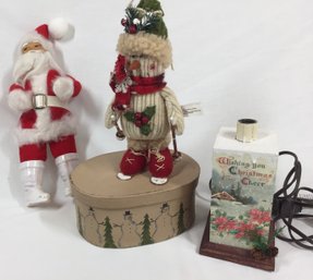 Vintage Santa & Cute Christmas Decor