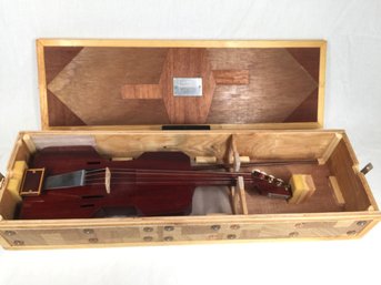 Dark Wood Leroy Davison Violin With Case