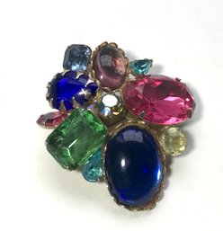 Really Great Vintage Jeweled Brooch