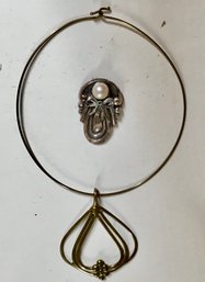 Vintage Necklace & Pin