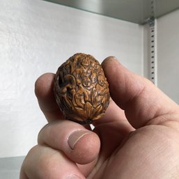 Small Beautiful Detailed Carved Walnut (See Pictures)