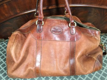 King Ranch Leather Duffel