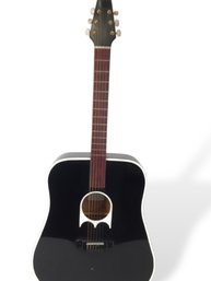 Black No. 5 Leroy Davison Handmade Guitar With Case