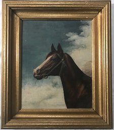 Awesome Framed Original Painting Of Regal Horse