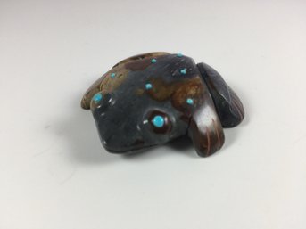 Zuni Fetish Carved Frog