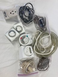 Lot Of Plugs And Chords