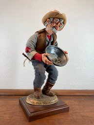 Collectable Simpich Brand Old Prospector Figurine
