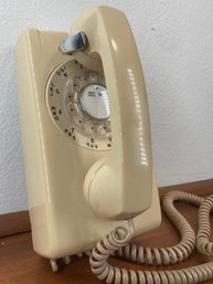 Old Rotary Wall Phone