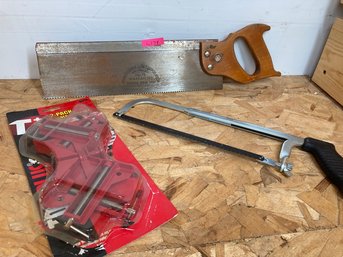 Hand Miter Saw, Hacksaw & Corner Clamp Set