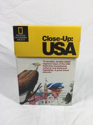 National Geoographic Society- Double Sided Regional Maps Of The USA
