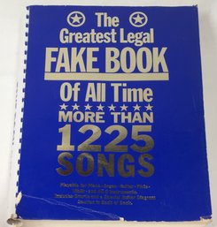 The Greatest Legal FAKE BOOK Of All Time - MORE THAN 1225 SONGS