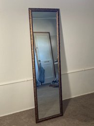 Gold Colored Framed Wall Mirror