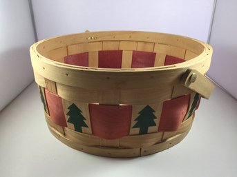 Woven Christmas Tree Basket