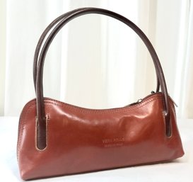 Vera Pelle Long Leather Designer Purse Made In Italy