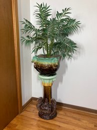 Faux Indoor Plant With Nice Stand