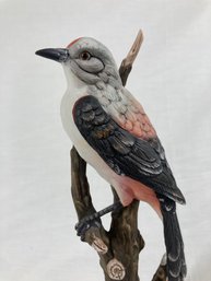 Vintage Hachiro Goto Original Ceramic Scissor Tail Flycatcher Bird Figurine Japan
