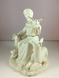 St. Francis Figurine/music Box- 'amazing Grace'
