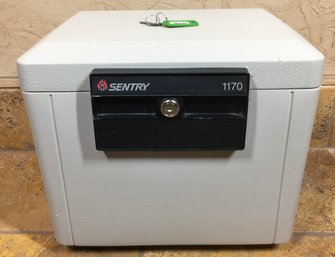 Sentry 1170 Safe (Key Is Broken Inside But Turns With Remnant Of Key, And Has Extra Key)
