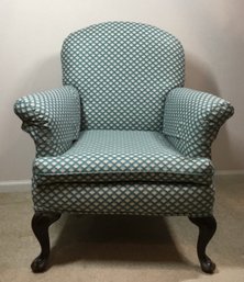 Cute Green Upholstered Side Chair