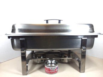 Lidded Food Warmer With Can Of Cooking Fuel