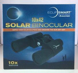 ECLIPSMART SOLAR SAFE PRODUCTS By CELESTRON 10x Magnification SOLAR BINOCULAR