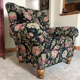 Large Floral Pattern Upholstered Tapestry Armchair From Best Home Furnishings Number 2