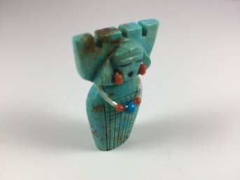 Zuni Fetish Turquoise Figurine