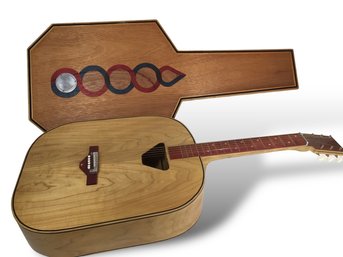 Poplar 11 Leroy Davison Guitar With Round Rectangle Shape & Case