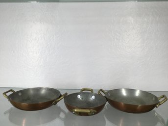 Set Of Vintage Cooking Pans