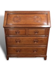 Gorgeous Antique Rosewood Carved Secretary Desk Brought From Indonesia* Please Note Separate Pick Up Location