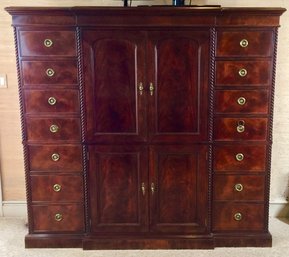 Henredon Armoire Entertainment Cabinet - Contents Not Included
