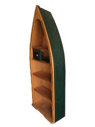 Rustic Style Canoe Display Shelf- See Photo For Condition
