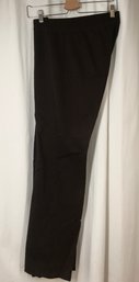 Eileen Fisher -brown Dress Pants- Elastic Waistband