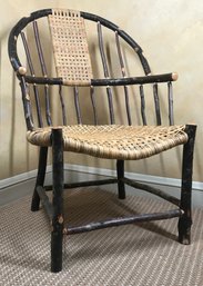 Nice Woven Rustic Chair #1