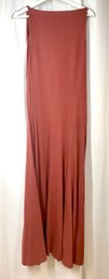 Ralph Lauren Beautiful Dress- Medium Rust Tone 100 Cotton Knit (reversible)- 2 Different Neckline Options