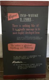 Large 1950s VIntage Niagara Cyclo- Massage Vibrator Advertisement