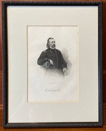 Civil War Print 'Excellent Detailed Engraving Issued During The 1860's GUARANTEED ORIGINAL AND UNALTERED'