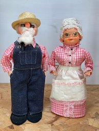 Old Couple Dolls Home Decor