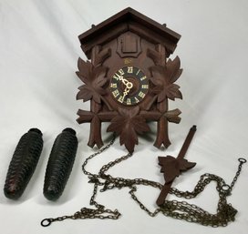 Old Schatz Cuckoo Clock - Weights,chains & Pendulum