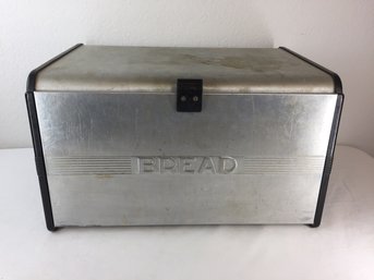 Retro Pressed Metal Bread Box