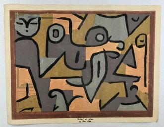 Paul Klee- Portrait Of Moe - Lithograph