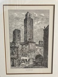 Framed Print - San Gimignano