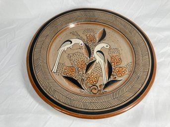 Hand-painted Mexican Decorative Plate